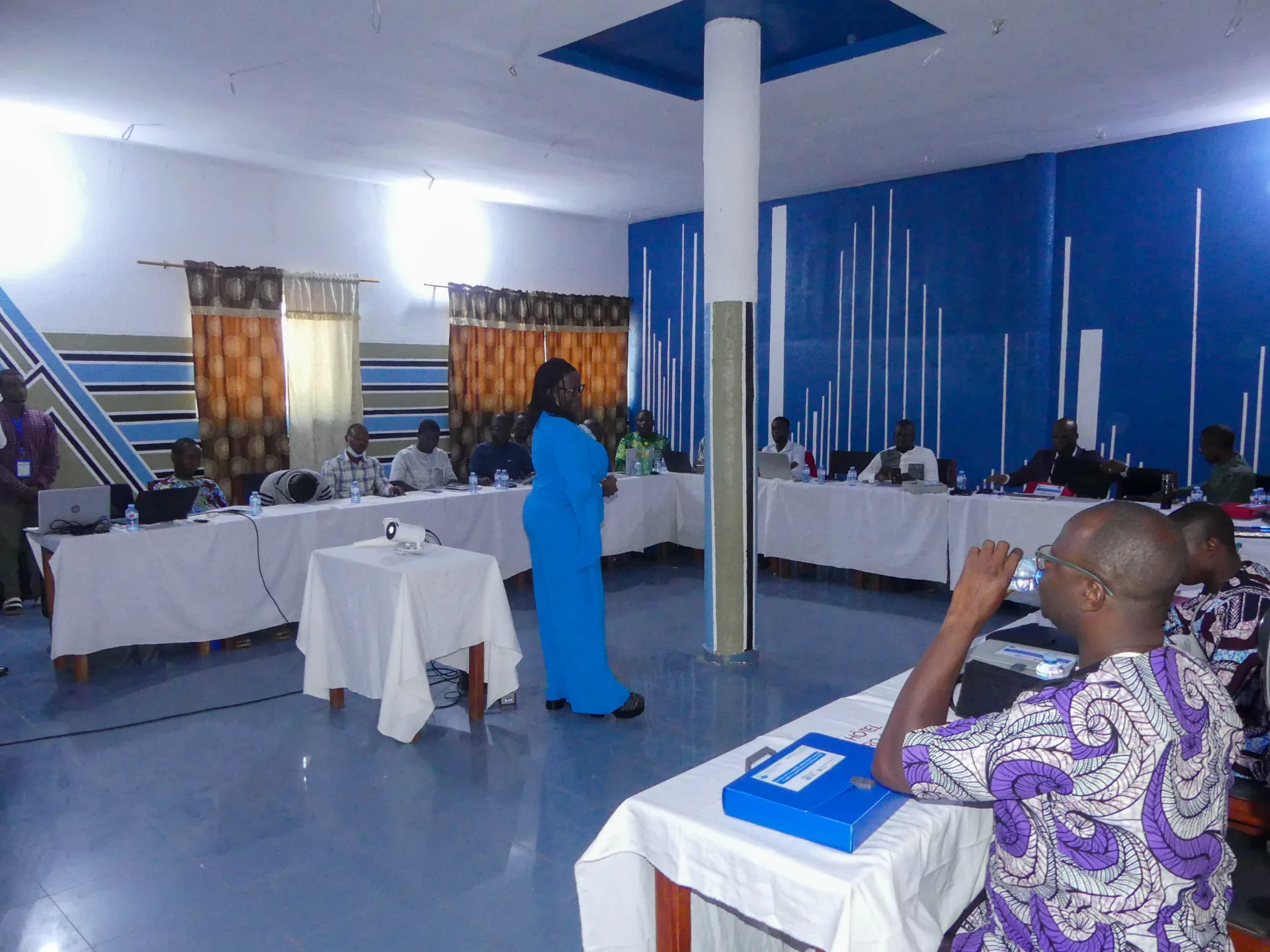 Déroulement de la formation à l'hôtel SERO KORA 3 de Parakou
