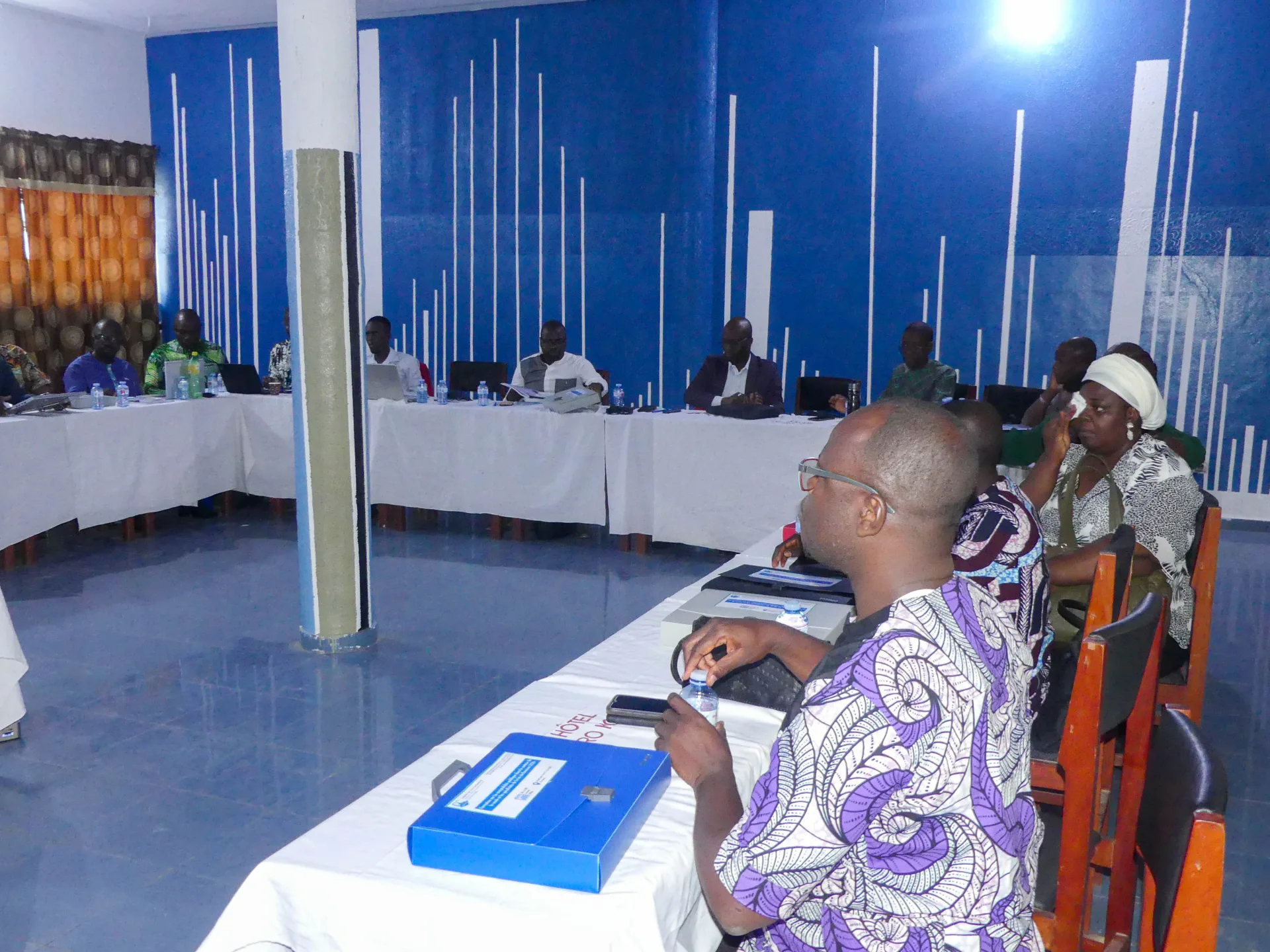 Déroulement de la formation à l'hôtel SERO KORA 3 de Parakou