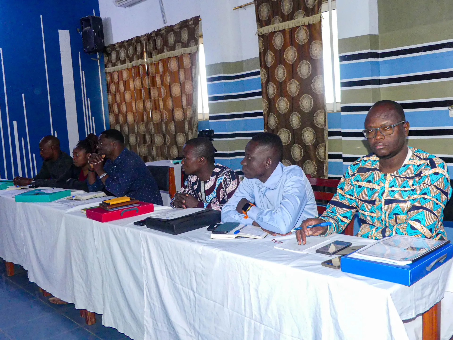 Déroulement de la formation à l'hôtel SERO KORA 3 de Parakou