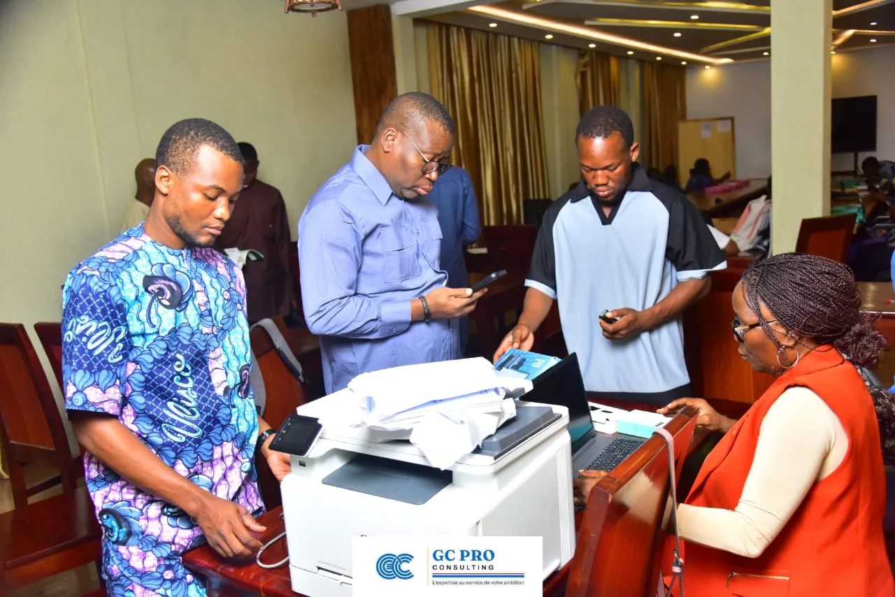 Coulisses de la formation sur la planification et la gestion budgétaire dans le secteur de la santé. Formation qui a eu lieu à Porto-Novo (Rép. du Bénin) du 19 au 20 août 2026